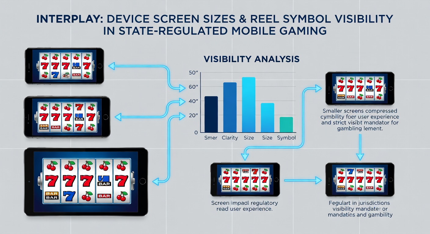 Close-up comparison of reel symbols on smartphone versus tablet screens in a regulated gaming app