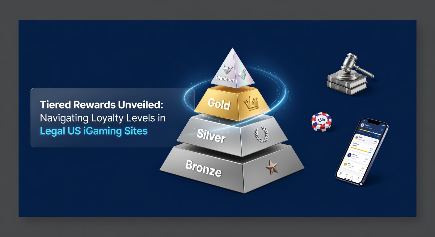 Pyramid graphic illustrating tiered loyalty levels from bronze base to diamond pinnacle in online gaming platforms